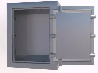 Money and Gold and Safe Collection 3D model