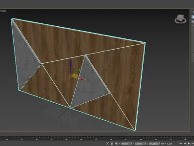Concrete Wood Panel 3 3D model
