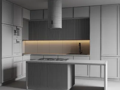 Kitchen 017 3D model