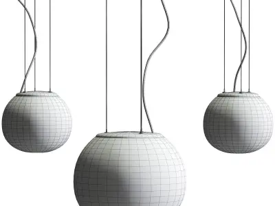 Brokis Big One Blown Glass Pendant Lamp 3D model
