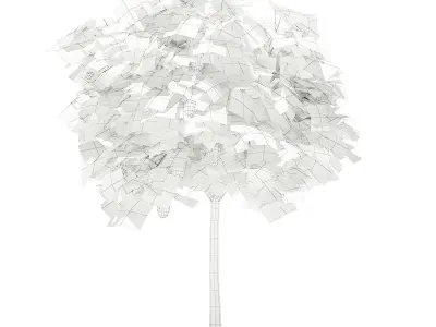 Mango Tree with Fruits 3D model