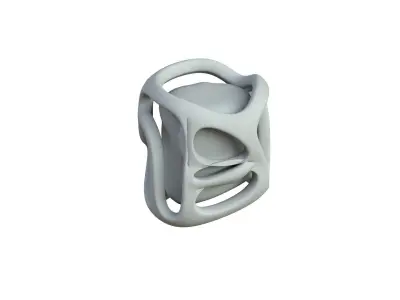 SciFi Shape Object Low Poly 21 Low-poly 3D model