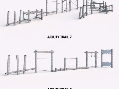 Agility Trail Kompan 3D model