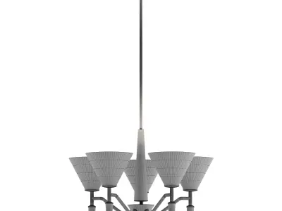 Lite Source Martini Chandelier 3D model