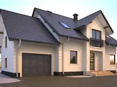 House model 3d dom7  3D model