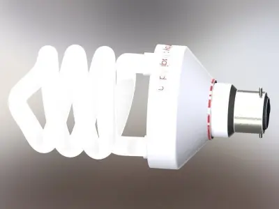 Fluorescent Lamp Free 3D model