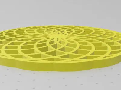 GEOMETRIA SAGRADA - TOROIDES 3D print model