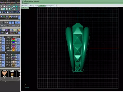 Aureon Facet Ring 3D print model