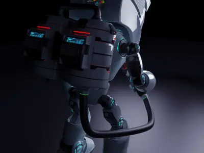 Repair robot 3D model