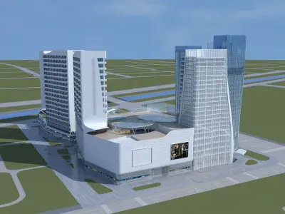 Cityscape 15 3D model