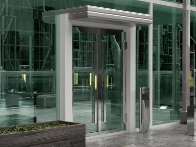 Realistic Urban Skyscraper Pack 3D model