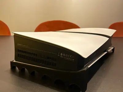 PS5 Pro horizontal mount 3D print model