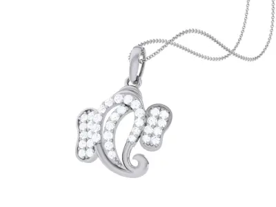 Spiritual Ganesha Pendant 3D print model get