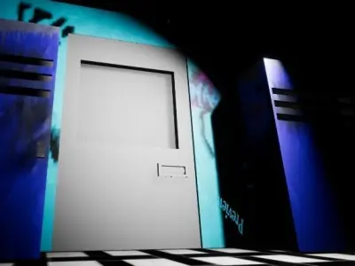 abandoned door 3D model