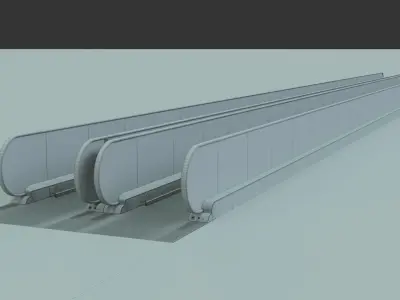 Horizontal Autowalk LMSRP-1400 3D model