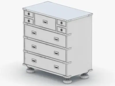 0324 - Dresser Free 3D model