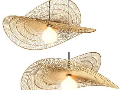 Valar Double Tier Pendant Light 3D model