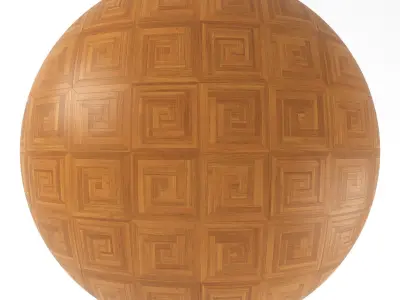 Parquet - Laminate - Wooden floor 2 in 1 3D model 3