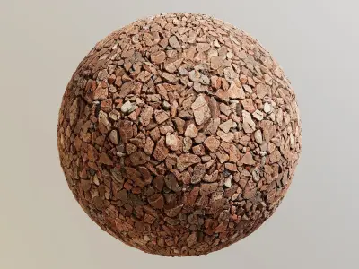 Gravel PBR Texture 03 Texture