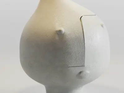 DaLo Grande lampe Idole Ceramic lamp by GALERIE RIVIERA 3D model