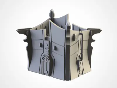 XENOS BUILDINGS 3D print model
