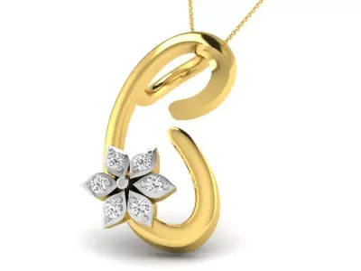 diamonds pendant 3D print model buy