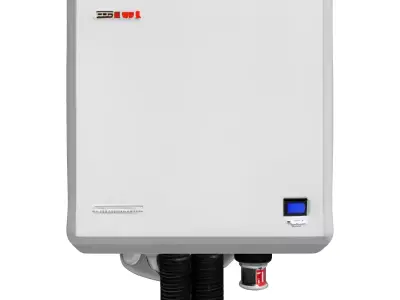 Modern Electric Tankless Water Heater Low-poly 3D model