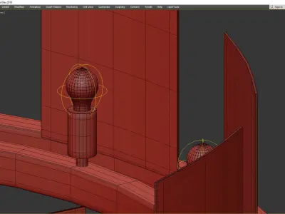 KEBO PINK CHANDELIER 2 3D model