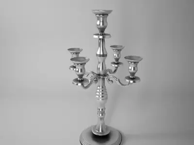 Antique Candle Holder 3D model buy