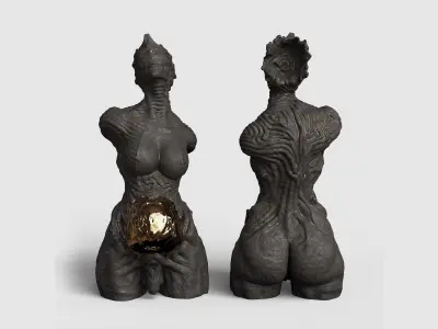 First Born sculpture 3D model