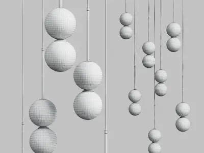 dalt aromas pendant light Low-poly 3D model