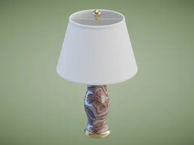 Modern  Table Lamp Low-poly 3D model