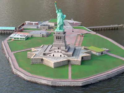  Liberty Island without Trees 