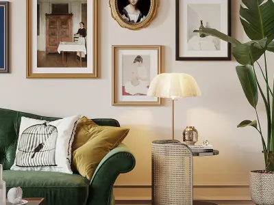 living room 3D model