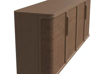Restoration Hardware Trieste 4-Door Sideboard 3D model