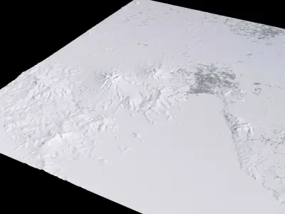 Bandar Lampung Indonesia City Landscape 3D Model 3D model