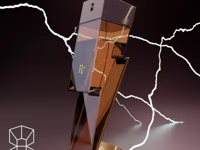 Lightining Cologne 3D model