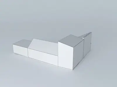 Street Podwale building  Free 3D model