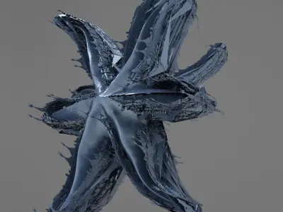 Starfish Sci fi Shape  3D model