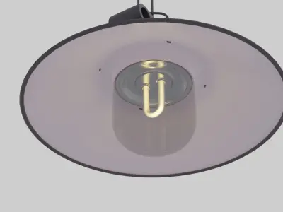 Industrial Hanging Light  3D model