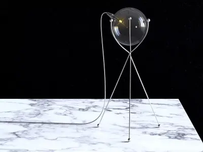 Lab Table Lamp TL1 3D model