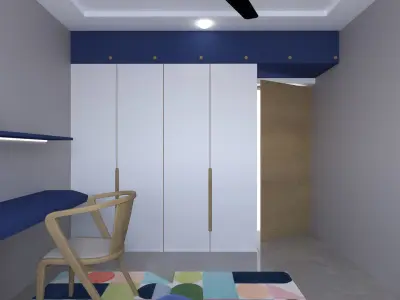 Bedroom Interior 3D model 63