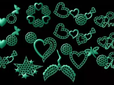 LIGHT NECKLACES 3D print model