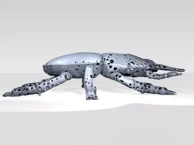 Stagbeetle Voronoi 3D model