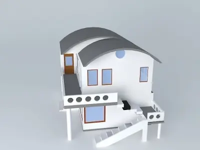 Exterior house Free 3D model