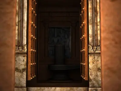 mamallapuram shore temple 3D model