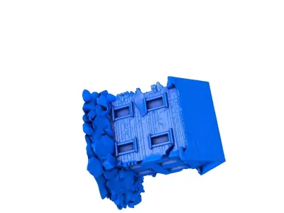 Gothic Ruins - ruined buildings  3D print model