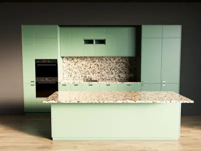 56-Kitchen8 matte 5 3D model