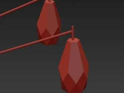 Popigai Chandelier 3D model