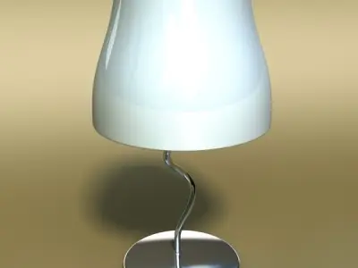Modern Table Lamp 02 Circle T 28 3D model
